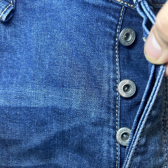 Valentino Spa Studded skinny jeans leather patch - Picture 3 of 16